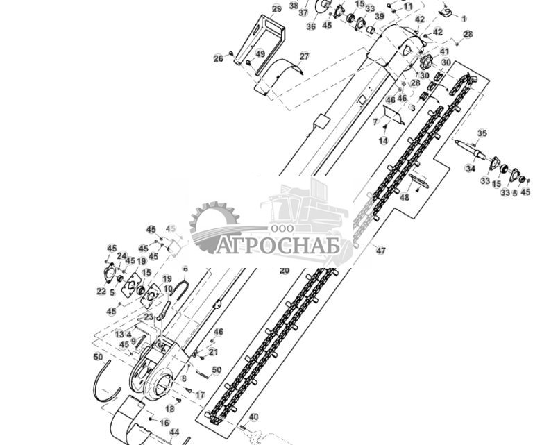 Детали крепления с датчиком недомолоченных колосьев - ST828694 762.jpg